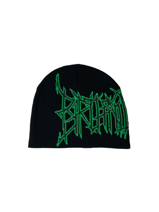 Knit Logo Beanie (Black)