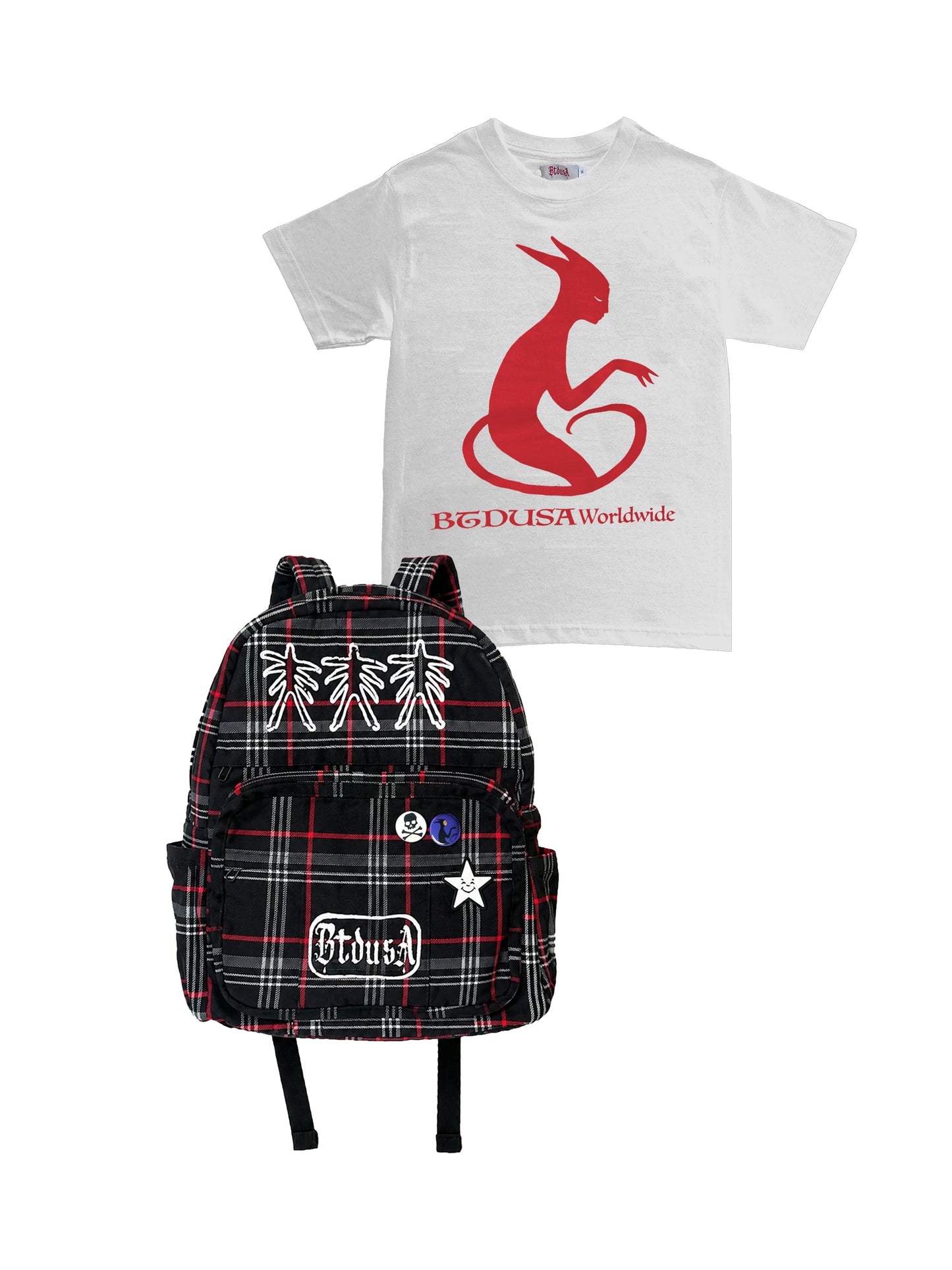 Utility Backpack + Nails Tee Bundle