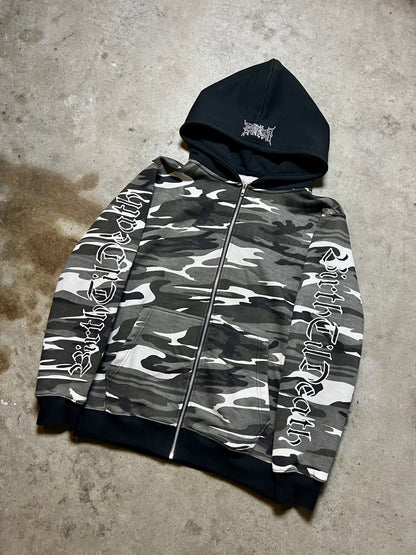 Snow Camo Zip-up