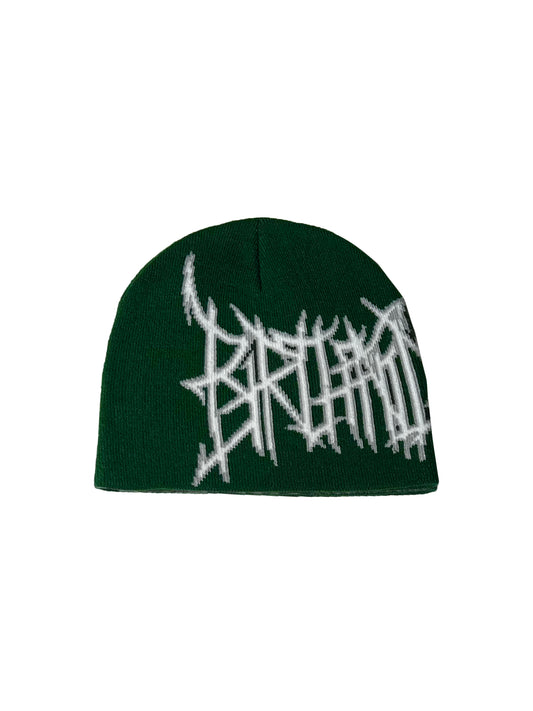 Knit Logo Beanie (Forest)