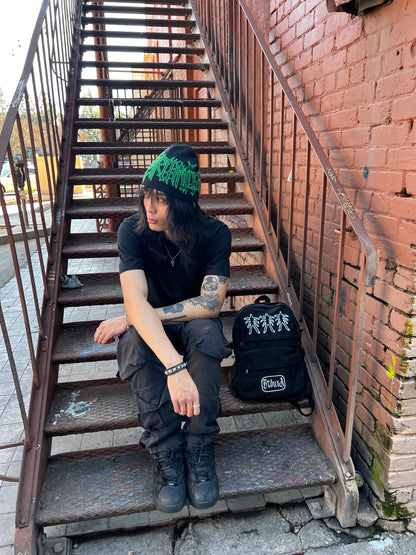 Knit Logo Beanie (Black)