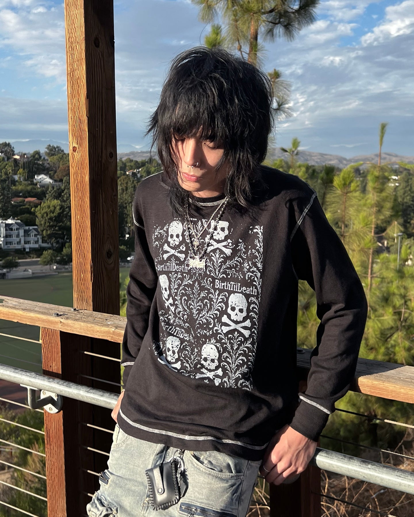 Damask Thermal (Black)