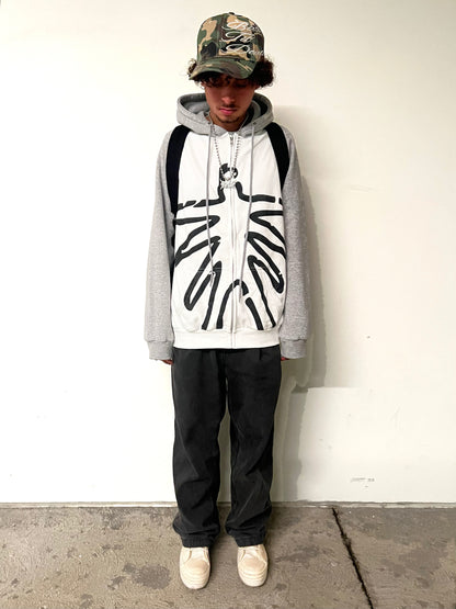 Serene zip-up (White)