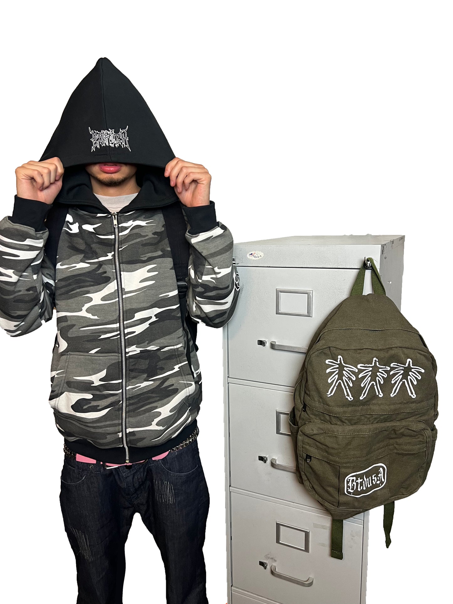 Snow Camo Zip-up