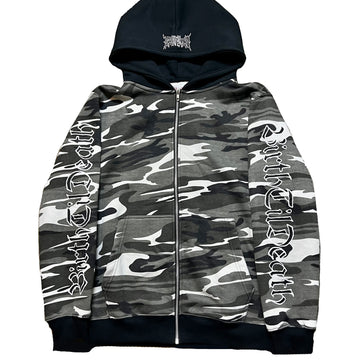 Snow Camo Zip-up
