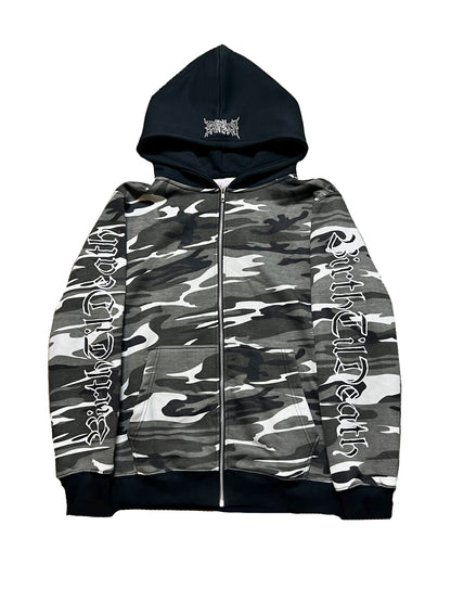 Snow Camo Zip-up