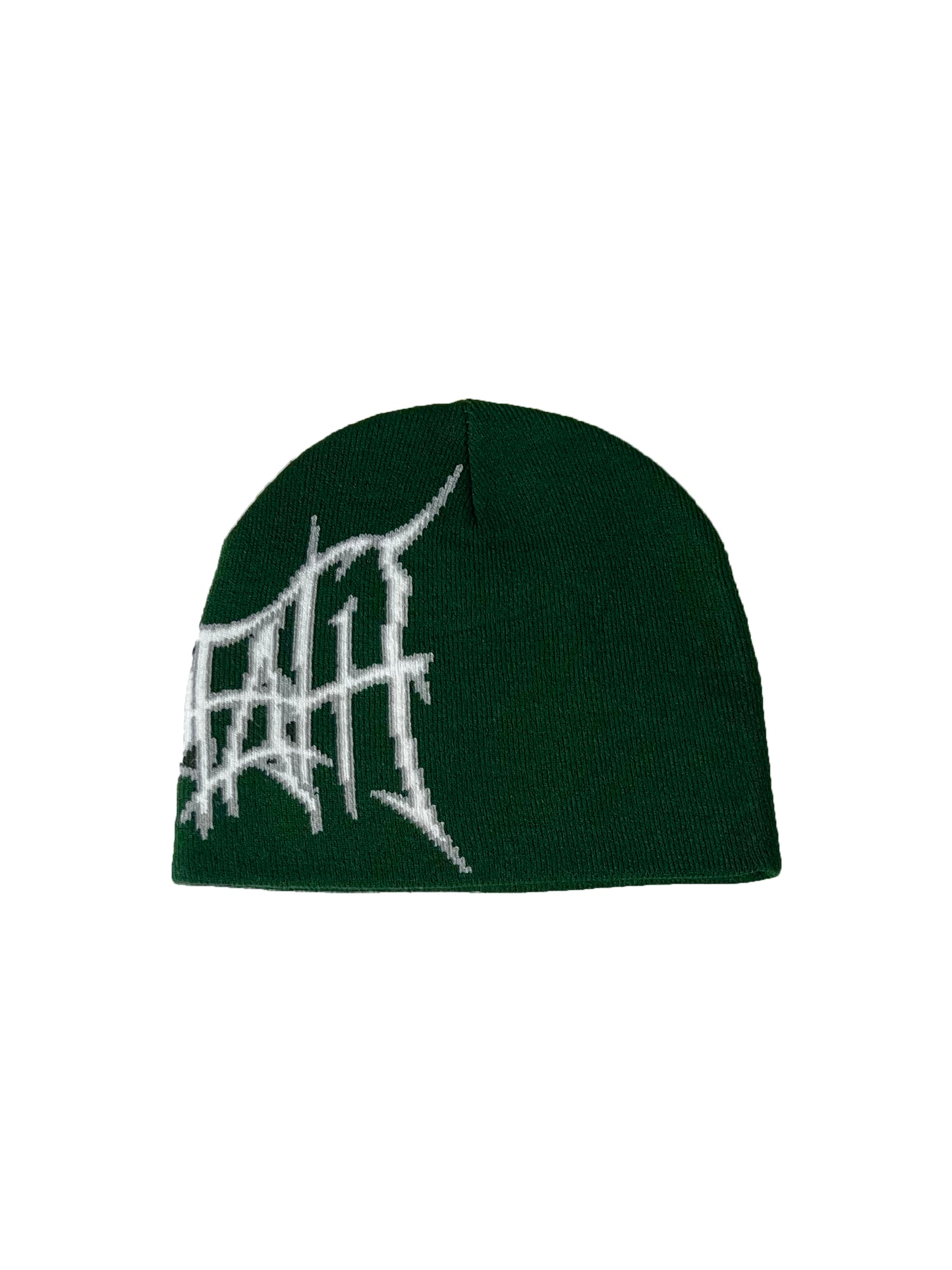 Knit Logo Beanie (Forest)