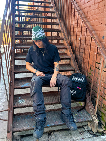 Knit Logo Beanie (Forest)